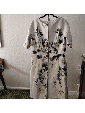 Nwot Teri Jon dress coat overcoat evening size 16 Large